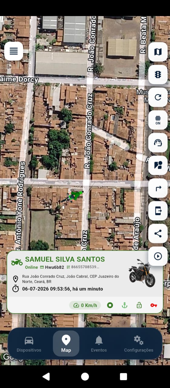 Localização em Tempo Real